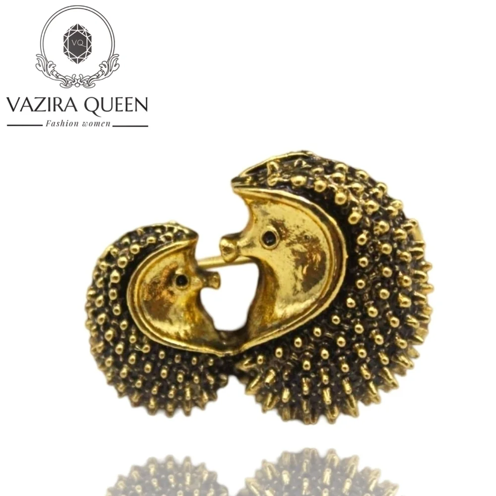 VQ Family Hedgehog Brooch